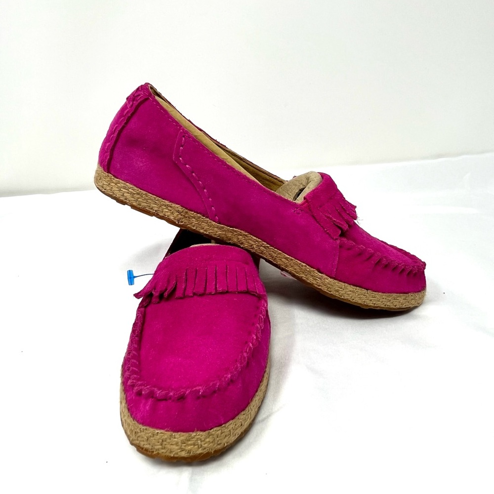 Barbie pink Moccasin UGG Girls Youth Kids Size 2 Shoes S/N 1003770K
